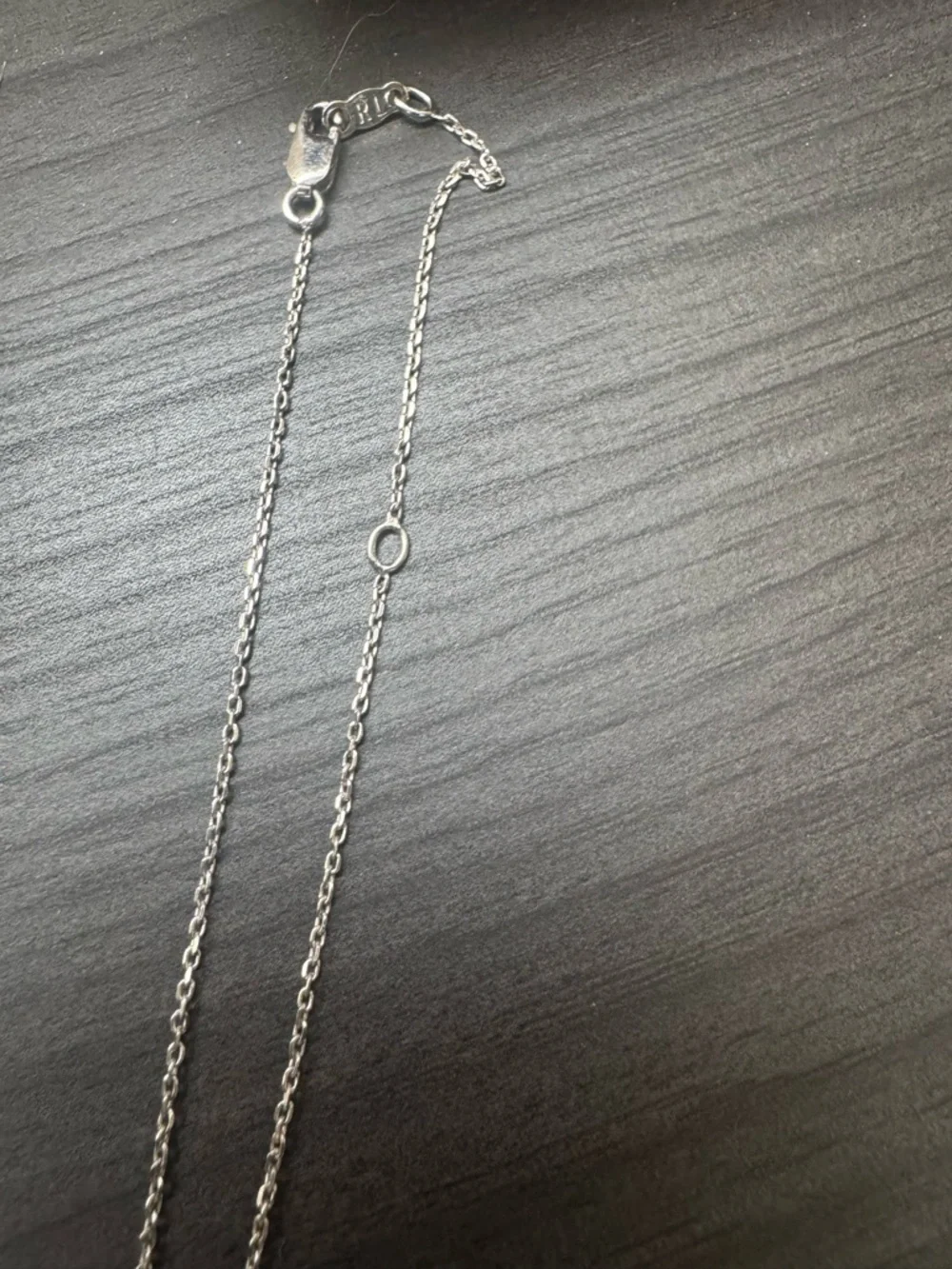 Silver (not real silver) Crystal Leaf Pendant Necklace - Women's Jewelry